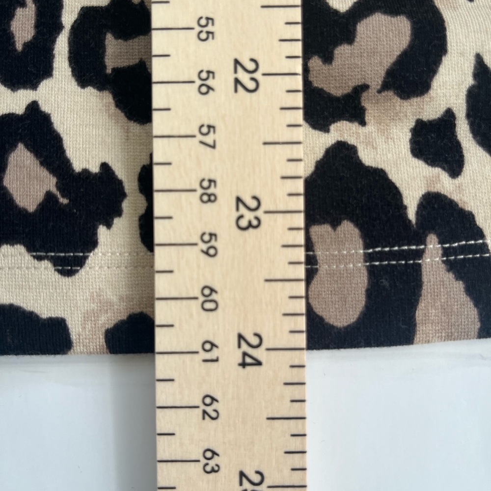 Kate Spade Black and Tan Animal Print Turtleneck - Picture 10 of 10